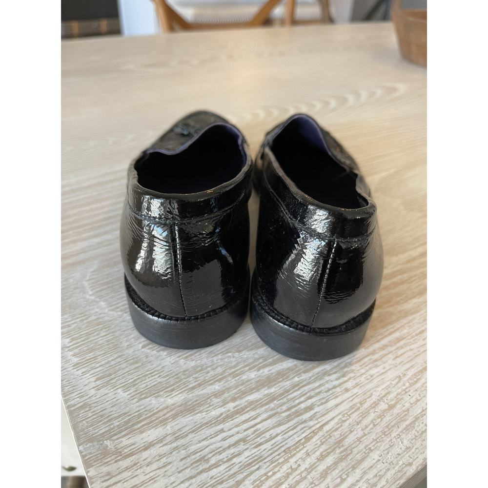 Vaneli Black Patent Leather‎ Loafers with Tassels Women’s Slip-on Shoes Size 7.5 - Picture 3 of 5